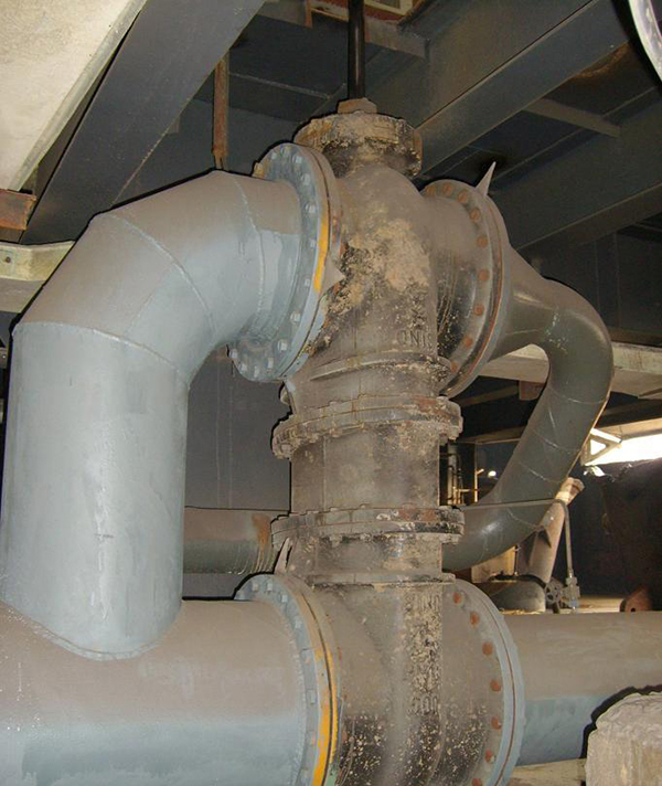 转炉专用双联闸阀 